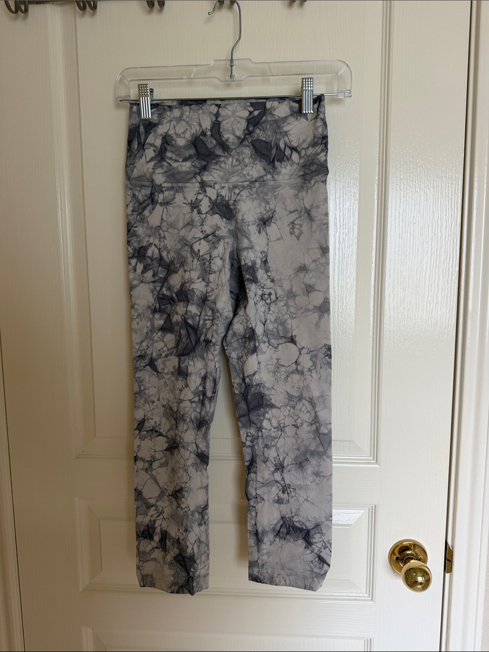 lululemon athletica Gray Marble Tie-Dye Track Pants